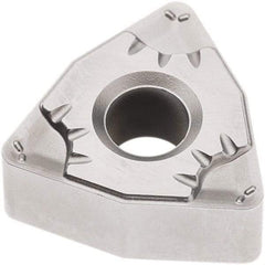 Seco - WNMG433 MF5 Grade TP0501 Carbide Turning Insert - Al2O3 Finish, 80° Trigon, 1/2" Inscr Circle, 3/16" Thick, 3/64" Corner Radius - Americas Industrial Supply
