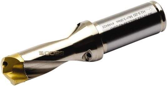 Seco - 12 to 12.49mm Diam, 1.5xD, 20mm Max Depth, 5/8" Shank Diam, Replaceable Tip Drill - SD101 Toolholder, Series Crownloc - Americas Industrial Supply