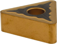 Seco - TNMG666 MR7 Grade TP40 Carbide Turning Insert - TiC/TiCN/TiN Finish, 60° Triangle, 3/4" Inscr Circle, 3/8" Thick, 3/32" Corner Radius - Americas Industrial Supply