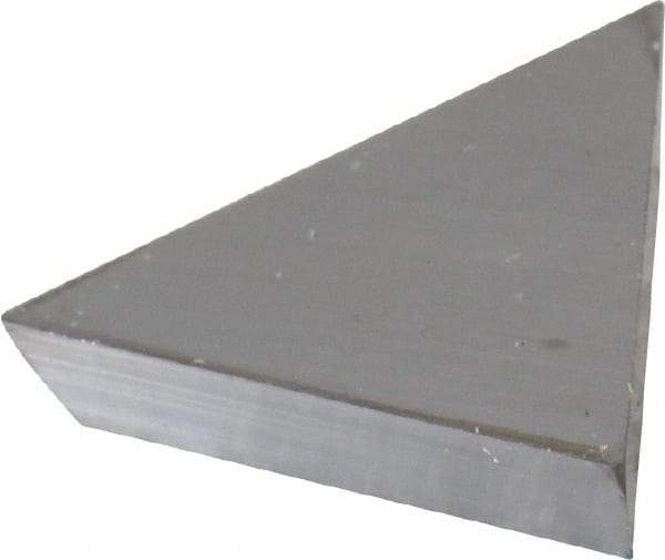 Seco - TPG320 Grade 883 Carbide Turning Insert - Uncoated, 60° Triangle, 3/8" Inscr Circle, 1/8" Thick, 0.004" Corner Radius - Americas Industrial Supply