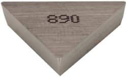 Seco - TPG321 Grade 890 Carbide Turning Insert - Uncoated, 60° Triangle, 3/8" Inscr Circle, 1/8" Thick, 1/64" Corner Radius - Americas Industrial Supply