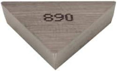 Seco - TPG321 Grade 890 Carbide Turning Insert - Uncoated, 60° Triangle, 3/8" Inscr Circle, 1/8" Thick, 1/64" Corner Radius - Americas Industrial Supply