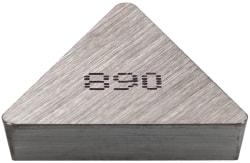 Seco - TPG322 Grade 890 Carbide Turning Insert - Uncoated, 60° Triangle, 3/8" Inscr Circle, 1/8" Thick, 1/32" Corner Radius - Americas Industrial Supply