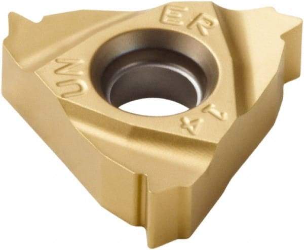 Seco - 16ER External Right Hand 14 UN Laydown Threading Insert - Grade CP500, TiAlN/TiN Coated Carbide, 9.53mm Inscribed Circle - Americas Industrial Supply