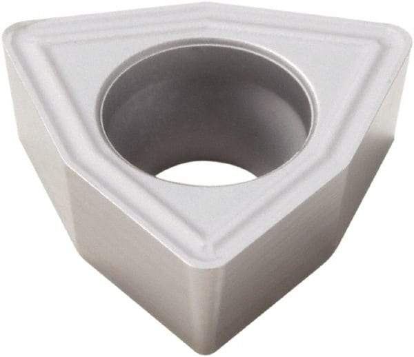 Seco - WCMX04 Grade S60M Carbide Indexable Drill Insert - Uncoated, Trigon, 1/4" Inscribed Circle - Americas Industrial Supply