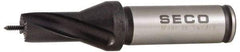 Seco - 19 to 19.99mm Diam, 1.5xD, 1.18" Max Depth, 3/4" Shank Diam, 0.728" Flute, 4.677" OAL, Replaceable Tip Drill - SD100 Insert, SD101 Toolholder, Series SD101 - Americas Industrial Supply