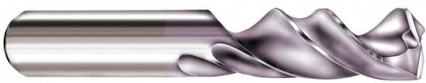 SGS - 17/64" 145° Spiral Flute Solid Carbide Screw Machine Drill Bit - Americas Industrial Supply