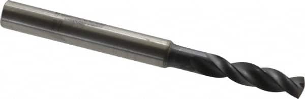 SGS - #7 145° Spiral Flute Solid Carbide Screw Machine Drill Bit - Americas Industrial Supply