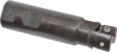 Seco - 1" Cut Diam, 0.59" Max Depth of Cut, 1" Shank Diam, 3.94" OAL, Indexable Square Shoulder End Mill - AP.. 1604 Inserts, Weldon Shank, 90° Lead Angle - Americas Industrial Supply