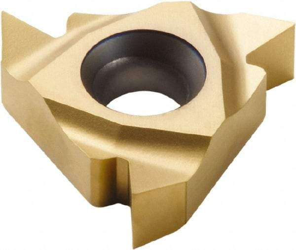 Seco - 16NL Internal Left Hand 48-16 Partial Profile 60° Laydown Threading Insert - Grade CP500, TiAlN/TiN Coated Carbide, 9.53mm Inscribed Circle - Americas Industrial Supply