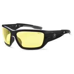 Baldr Yellow Lens Black Safety Glasses - Americas Industrial Supply