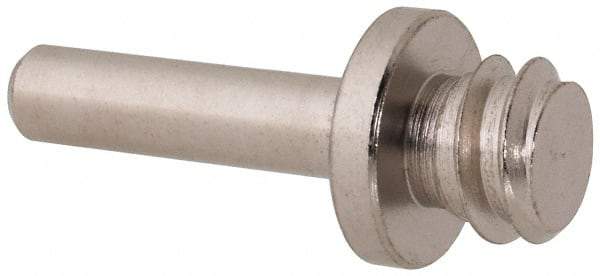 Weiler - 1/4" Max Diam, Abrasive Disc Mandrel - For Abrasive Discs - Americas Industrial Supply