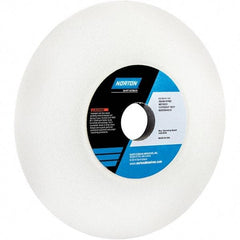Norton - 8" Diam x 1-1/4" Hole x 3/4" Thick, K Hardness, 60 Grit Surface Grinding Wheel - Aluminum Oxide, Type 12, Medium Grade, 3,600 Max RPM - Americas Industrial Supply