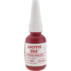 Loctite - 10 mL, Red, Thread Sealant - Series 554 - Americas Industrial Supply