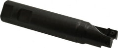 Seco - 1" Cut Diam, 0.31" Max Depth of Cut, 1" Shank Diam, 5.12" OAL, Indexable Square Shoulder End Mill - SPMX 0903 Inserts, Weldon Shank, 90° Lead Angle - Americas Industrial Supply