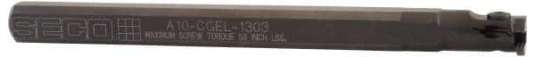 Seco - CG, Left Hand, Indexable Grooving Tool Holder - LC.. Insert Compatibility, 8" OAL, Through Coolant - Americas Industrial Supply