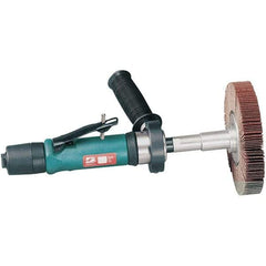 Dynabrade - 0.7 hp, 3,400 RPM Finishing Sander - 34.5 CFM Air Consumption, 6.21 bar Air Pressure, 1/4 NPT Inlet - Americas Industrial Supply