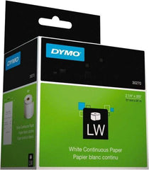 Dymo - 2-7/16" Wide x 3,600" Long, White Receipt Paper - For DYMO LabelWriter Printers - Americas Industrial Supply