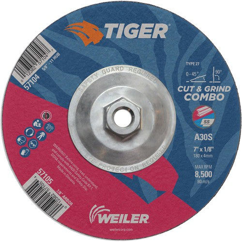 7X1/8 A30S A/O T27 COMBO WHEEL - Americas Industrial Supply