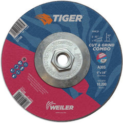 6X1/8 A30S A/O T27 COMBO WHEEL - Americas Industrial Supply
