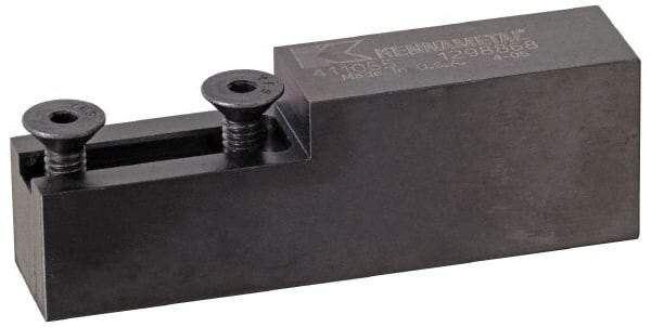 Kennametal - 411 VRS, Right Hand Cut, 1-1/4" Shank Height x 1-1/4" Shank Width, Neutral Rake Indexable Turning Toolholder - 6" OAL, R..V45 Insert Compatibility, Series V-Bottom Round - Americas Industrial Supply