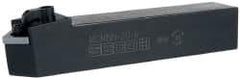 Seco - MCMN, Neutral Cut, 0° Lead Angle, 1-1/4" Shank Height x 1-1/4" Shank Width, Negative Rake Indexable Turning Toolholder - 7" OAL, CN..64. Insert Compatibility, Series Multiple Lock - Americas Industrial Supply
