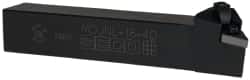 Seco - MDJN, Left Hand Cut, -3° Lead Angle, 1" Shank Height x 1" Shank Width, Negative Rake Indexable Turning Toolholder - 6" OAL, DN..43. Insert Compatibility, Series Multiple Lock - Americas Industrial Supply