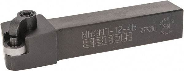 Seco - MRGN, Right Hand Cut, 3/4" Shank Height x 3/4" Shank Width, Negative Rake Indexable Turning Toolholder - 4-1/2" OAL, RN..43 Insert Compatibility, Series Multiple Lock - Americas Industrial Supply