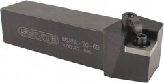 Seco - MSRN, Left Hand Cut, 15° Lead Angle, 1-1/4" Shank Height x 1-1/4" Shank Width, Negative Rake Indexable Turning Toolholder - 6" OAL, SN..64. Insert Compatibility, Series Multiple Lock - Americas Industrial Supply