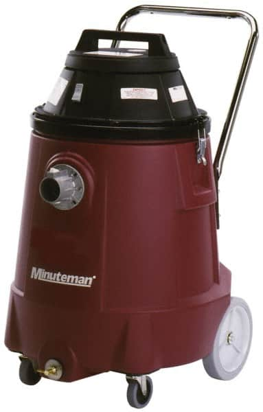 Minuteman - 15 Gal, Polyethylene Tank, Wet/Dry, Toxic Dust Vacuum Cleaner - 2 hp, 13 Amps - Americas Industrial Supply