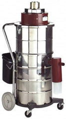 Minuteman - 15 Gal, Stainless Steel Tank, Dry, Mercury Vacuum Cleaner - 1.25 hp, 13.6 Amps - Americas Industrial Supply