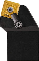 Seco - MSRN, Right Hand Cut, 75° Lead Angle, 1-1/2" Shank Height x 1-1/2" Shank Width, Negative Rake Indexable Turning Toolholder - 7" OAL, SNMG 643 Insert Compatibility, Series Multi-Directional Turning (MDT) - Americas Industrial Supply