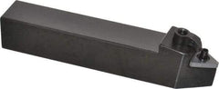 Seco - MTEN, Neutral Cut, 0° Lead Angle, 3/4" Shank Height x 3/4" Shank Width, Negative Rake Indexable Turning Toolholder - 4-1/2" OAL, TN..33. Insert Compatibility, Series Multiple Lock - Americas Industrial Supply