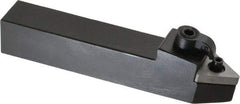 Seco - MTEN, Neutral Cut, 0° Lead Angle, 3/4" Shank Height x 3/4" Shank Width, Negative Rake Indexable Turning Toolholder - 4-1/2" OAL, TN..43. Insert Compatibility, Series Multiple Lock - Americas Industrial Supply