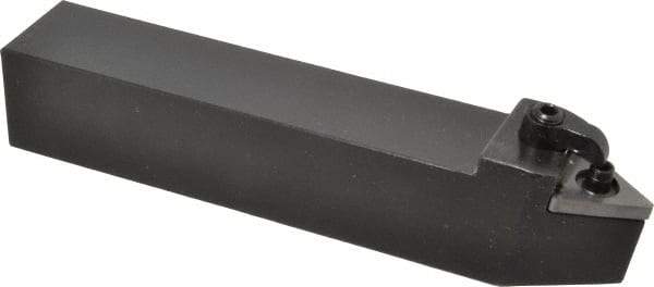 Seco - MTEN, Neutral Cut, 0° Lead Angle, 1-1/4" Shank Height x 1-1/4" Shank Width, Negative Rake Indexable Turning Toolholder - 7" OAL, TN..54. Insert Compatibility, Series Multiple Lock - Americas Industrial Supply