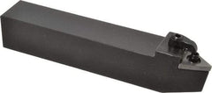Seco - MTEN, Neutral Cut, 0° Lead Angle, 1-1/4" Shank Height x 1-1/4" Shank Width, Negative Rake Indexable Turning Toolholder - 7" OAL, TN..54. Insert Compatibility, Series Multiple Lock - Americas Industrial Supply