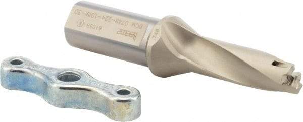 Iscar - 3/4 to 0.783" Diam, 3xD, 2.24" Max Depth, 1" Shank Diam, Replaceable Tip Drill - IDI Insert, 19 Seat Size, DCM Toolholder, Series ChamDrill - Americas Industrial Supply