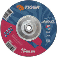7X1/4 A24R A/O T27 GRIND WHEEL - Americas Industrial Supply