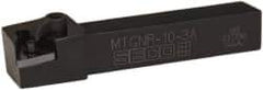 Seco - MTGN, Right Hand Cut, 5/8" Shank Height x 5/8" Shank Width, Negative Rake Indexable Turning Toolholder - 4" OAL, TN..33. Insert Compatibility, Series Multiple Lock - Americas Industrial Supply