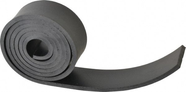 USA Sealing - 60 x 2 x 1/4" Black Neoprene Strip - Americas Industrial Supply