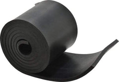 Made in USA - 1/4" Thick x 4" Wide x 60" Long, Neoprene Rubber Strip - Stock Length, 60 Shore A Durometer, 1,000 to 1,200 psi Tensile Strength, -40 to 212°F, Black - Americas Industrial Supply