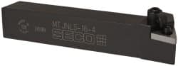 Seco - MTJN, Left Hand Cut, -3° Lead Angle, 1" Shank Height x 1" Shank Width, Negative Rake Indexable Turning Toolholder - 6" OAL, TN..43. Insert Compatibility, Series Multiple Lock - Americas Industrial Supply