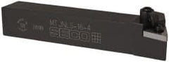 Seco - MTJN, Left Hand Cut, -3° Lead Angle, 1" Shank Height x 1" Shank Width, Negative Rake Indexable Turning Toolholder - 6" OAL, TN..43. Insert Compatibility, Series Multiple Lock - Americas Industrial Supply