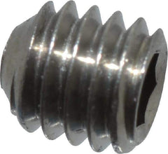 Value Collection - M3x0.50 Metric Coarse, 3mm OAL, Cup Point Set Screw - Grade 18-8 & Austenitic A2 Stainless Steel, 1.5mm Key - Americas Industrial Supply