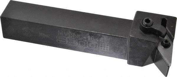 Seco - MVLN, Left Hand Cut, -5° Lead Angle, 1" Shank Height x 1" Shank Width, Negative Rake Indexable Turning Toolholder - 6" OAL, VN..43. Insert Compatibility, Series Multiple Lock - Americas Industrial Supply