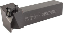 Seco - MVLN, Right Hand Cut, -5° Lead Angle, 1-1/4" Shank Height x 1-1/4" Shank Width, Negative Rake Indexable Turning Toolholder - 6" OAL, VN..43. Insert Compatibility, Series Multiple Lock - Americas Industrial Supply