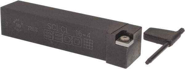 Seco - SCLC, Left Hand Cut, -5° Lead Angle, 1" Shank Height x 1" Shank Width, Neutral Rake Indexable Turning Toolholder - 5" OAL, CC..43. Insert Compatibility, Series Screw Lock - Americas Industrial Supply