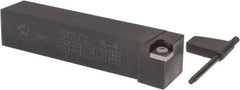 Seco - SCLC, Left Hand Cut, -5° Lead Angle, 1" Shank Height x 1" Shank Width, Neutral Rake Indexable Turning Toolholder - 5" OAL, CC..43. Insert Compatibility, Series Screw Lock - Americas Industrial Supply
