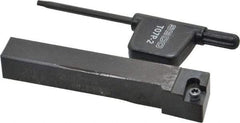 Seco - SCLC, Left Hand Cut, -5° Lead Angle, 3/8" Shank Height x 3/8" Shank Width, Neutral Rake Indexable Turning Toolholder - 2-1/2" OAL, CC..21.5. Insert Compatibility, Series Screw Lock - Americas Industrial Supply