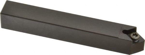 Seco - SCMC, Neutral Cut, 0° Lead Angle, 1/2" Shank Height x 1/2" Shank Width, Neutral Rake Indexable Turning Toolholder - 3-1/2" OAL, CC..32.5. Insert Compatibility, Series Screw Lock - Americas Industrial Supply